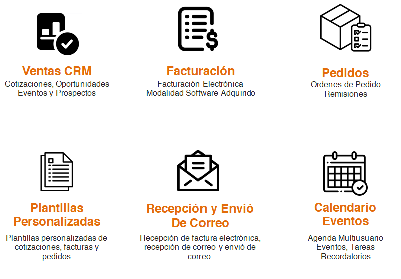 Sistema de facturación electronica y CRM